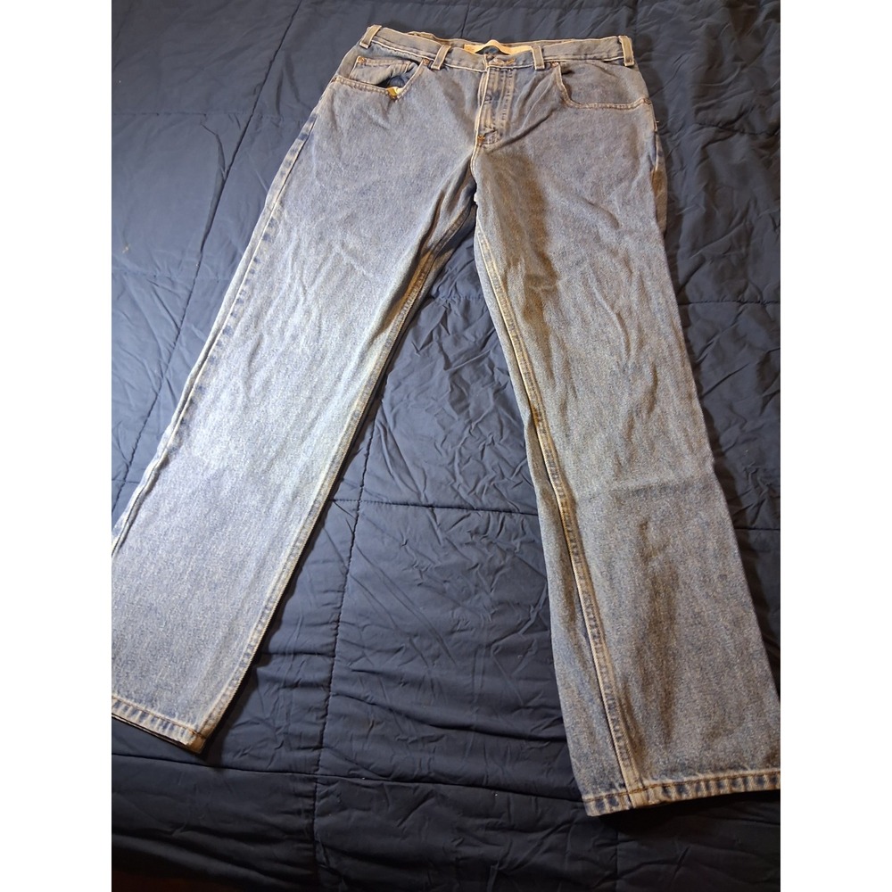 Arizona Jean Co Original Straight Fit Blue Denim Jeans Men's 34x30 Classic